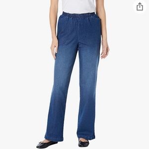 Elastic waist jeans
